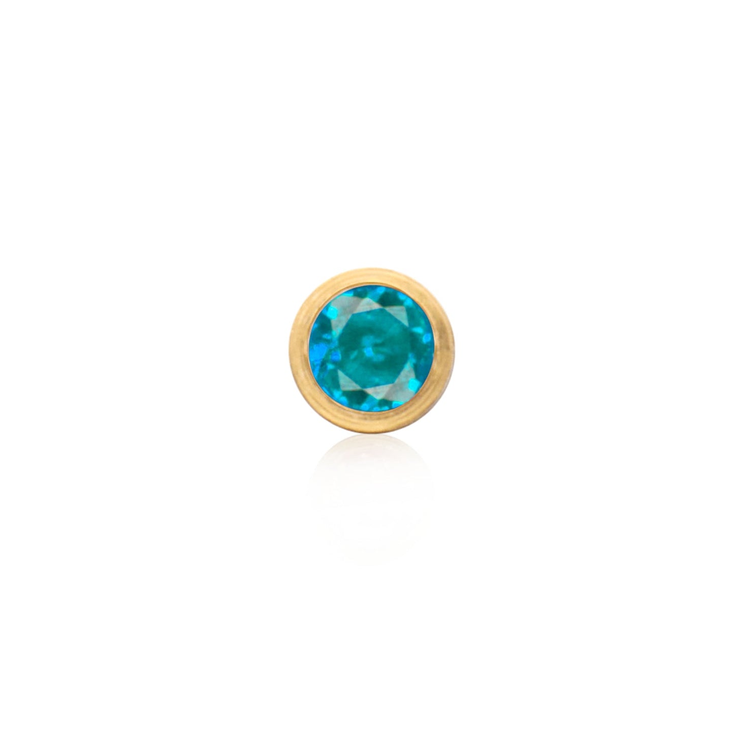 Stamped - Crystal Heart Birthstone