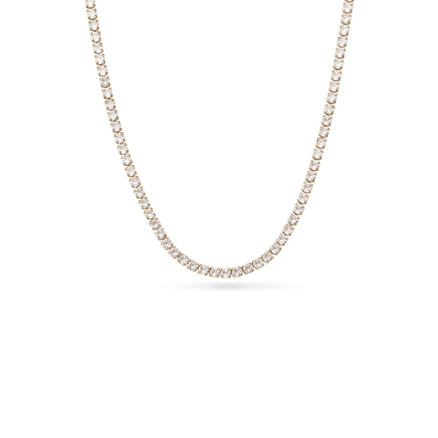 Mint Green Quartz Heart Necklace & Earrings Set (Gold)