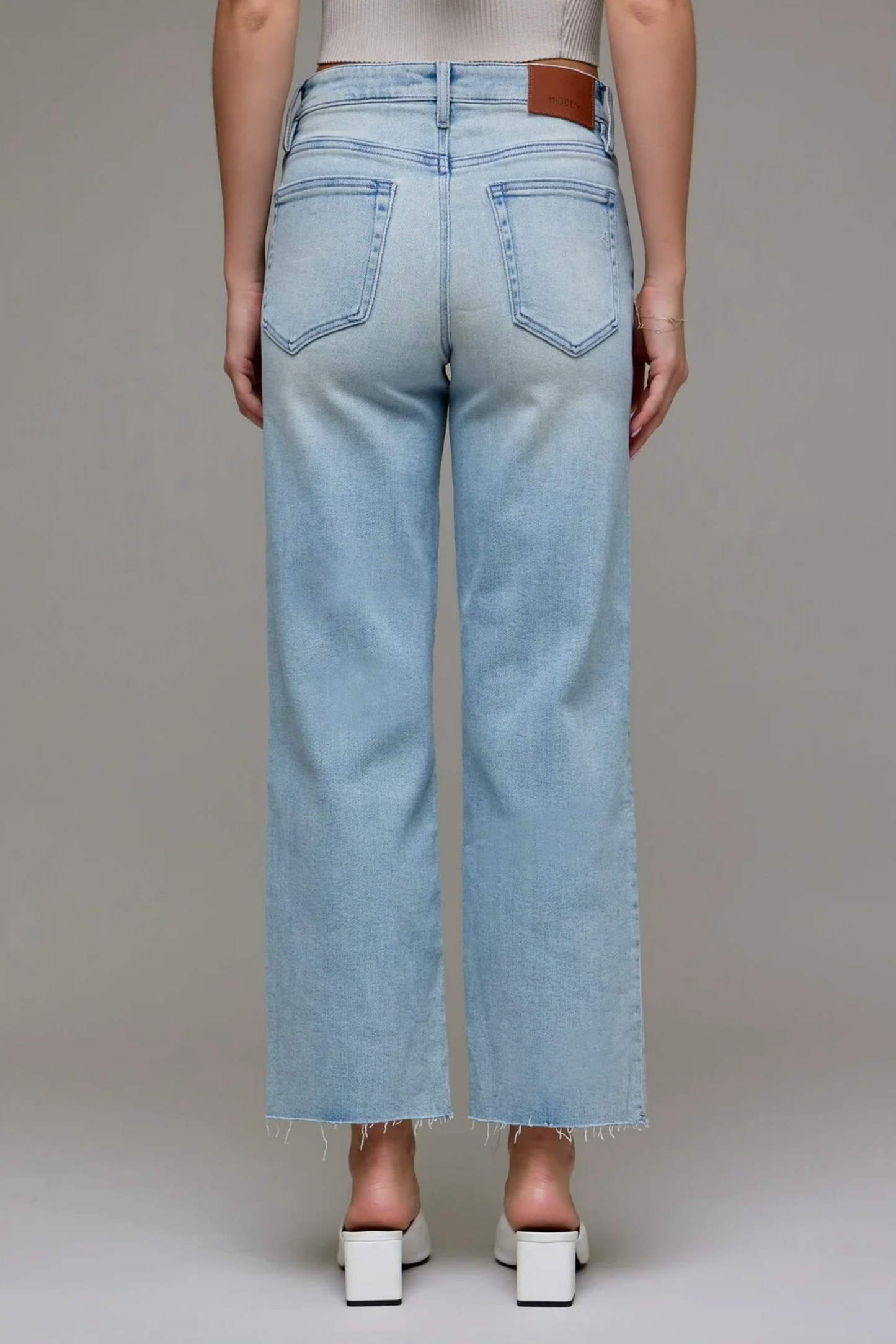 ella crop straight - vintage