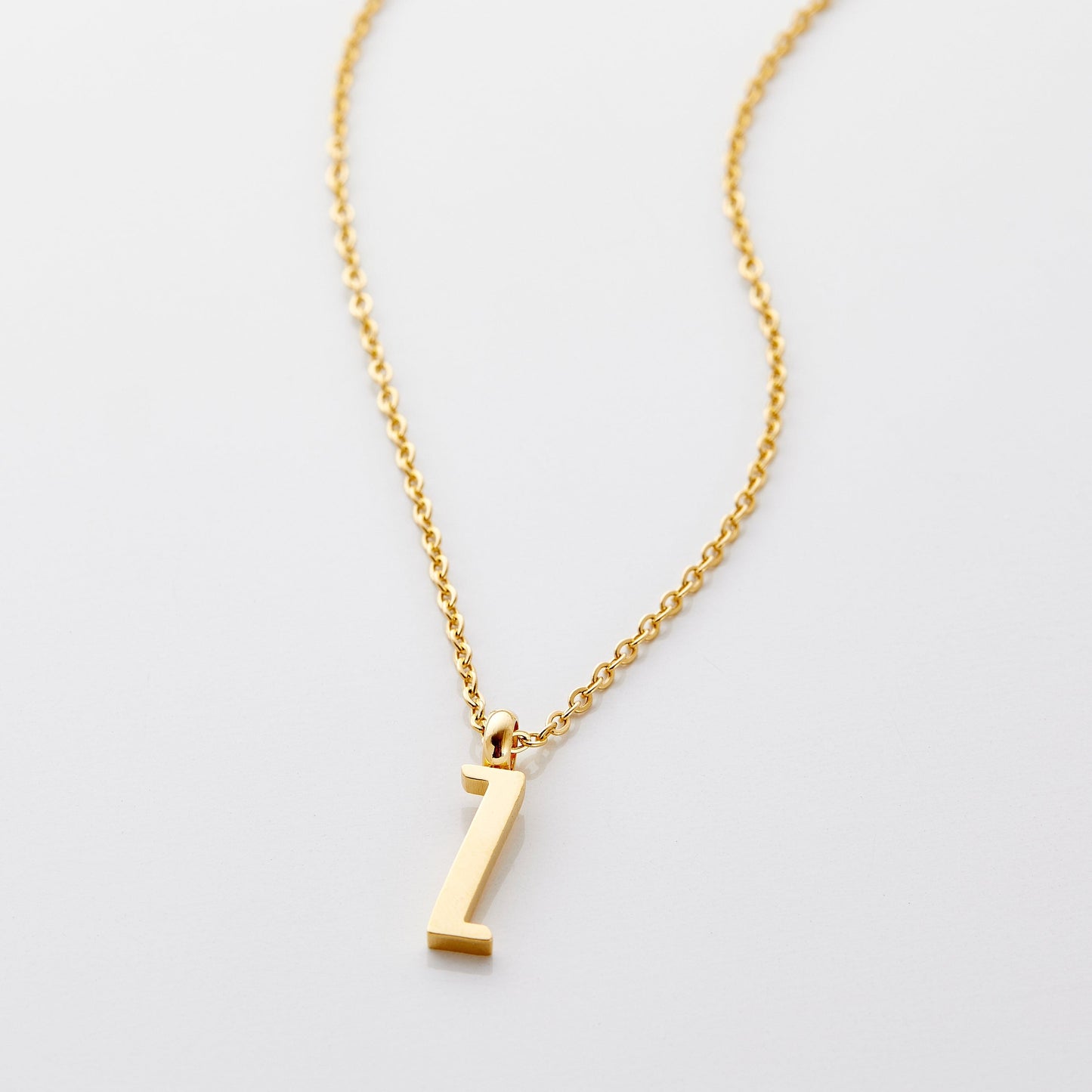 English Letter Necklace