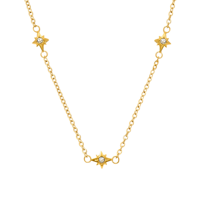 Coin Fingerprint Necklace (Gold)