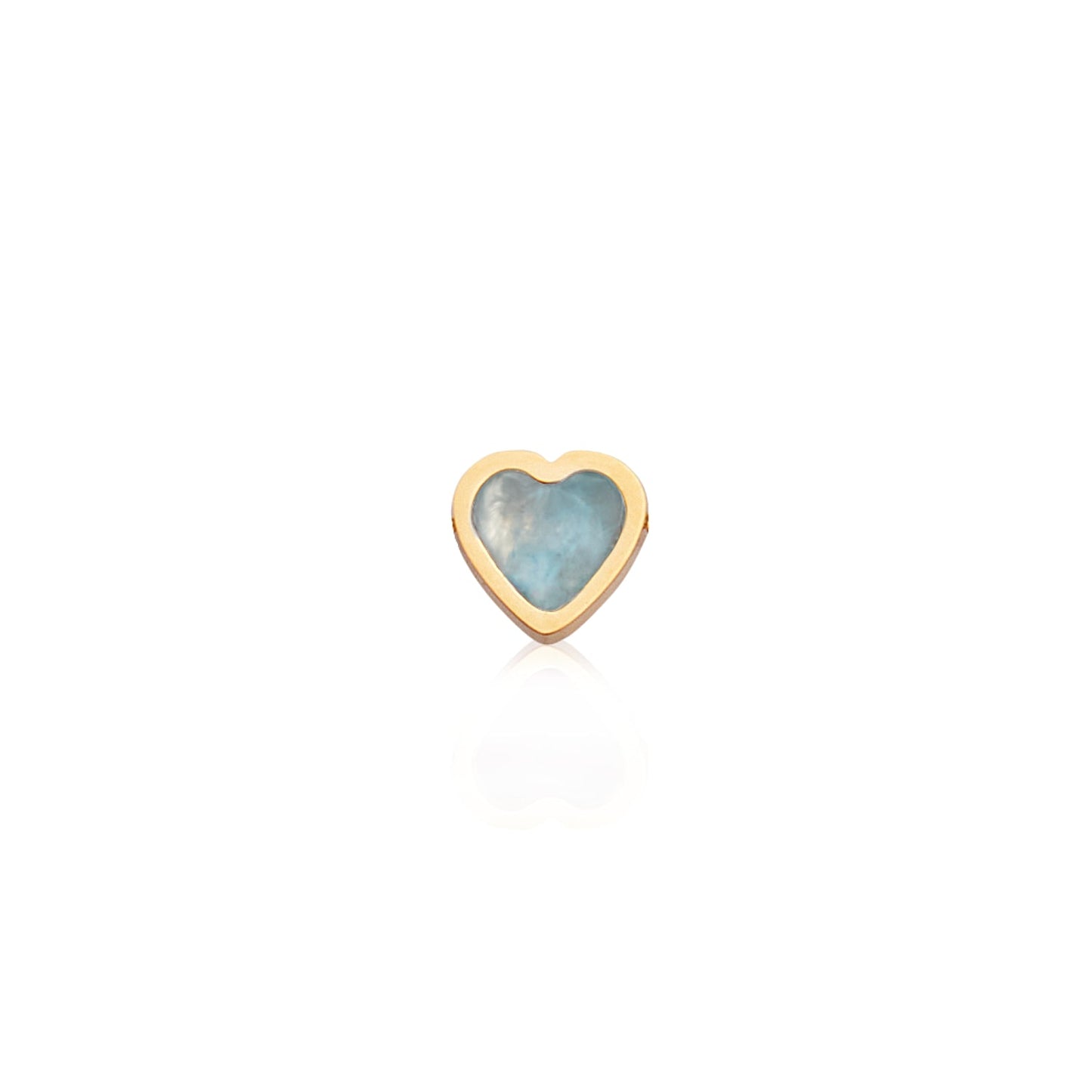 Made Mine Mini Heart Birthstone Anklet (Gold)