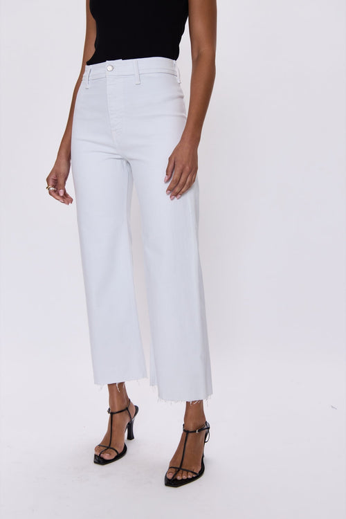 penny wide leg crop - blizzard