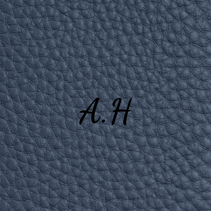 Leather Card Holder (Navy)