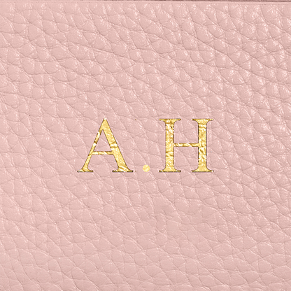 Large Leather Jewellery Box (Blush Nude)