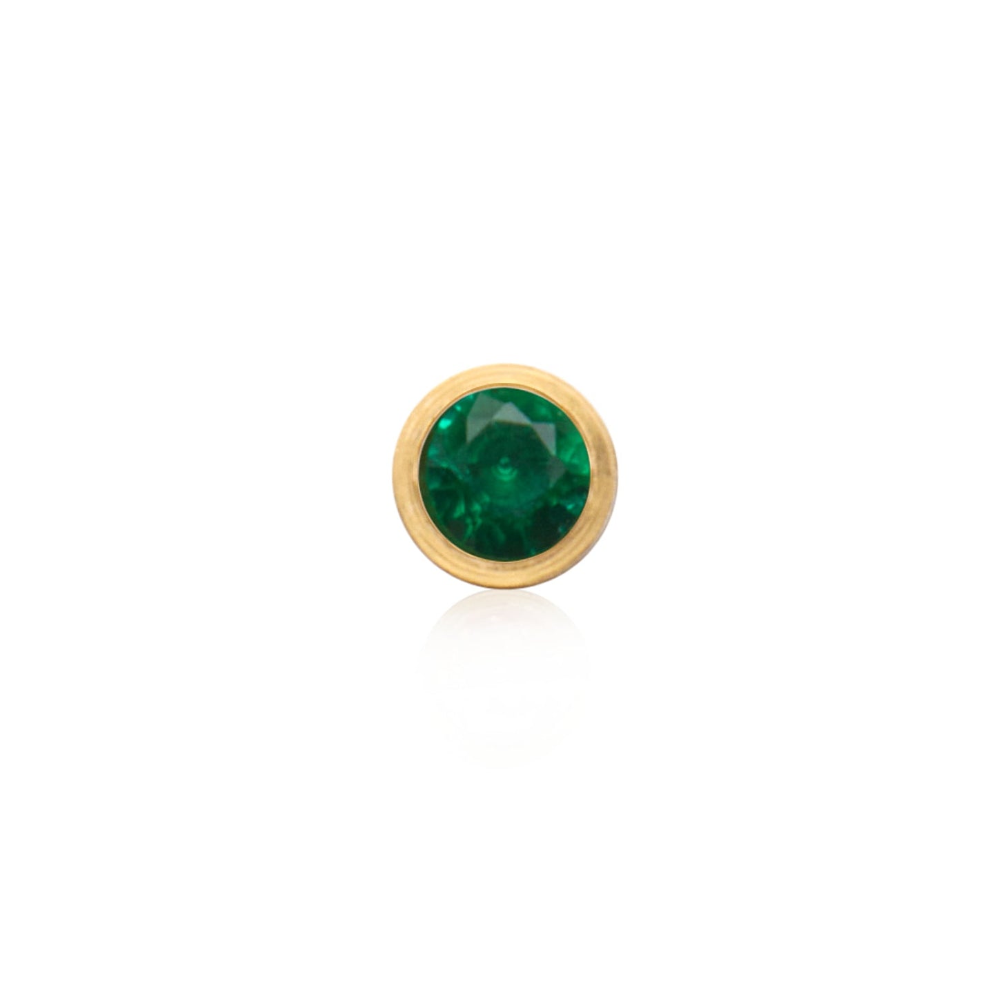 Stamped - Crystal Heart Birthstone