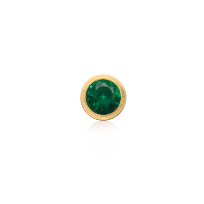 Stamped - Crystal Heart Birthstone