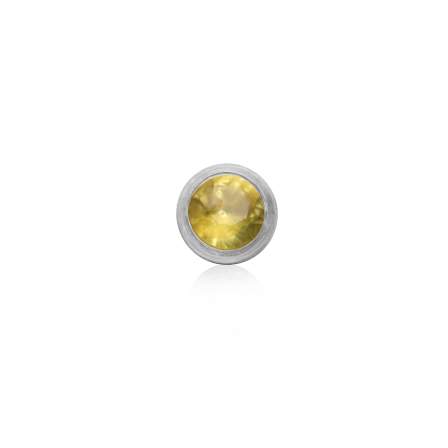 Birthstone Huggie Hoops (Silver)