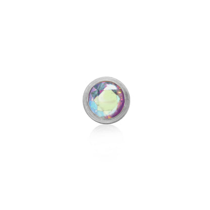 Stamped - Crystal Heart Birthstone