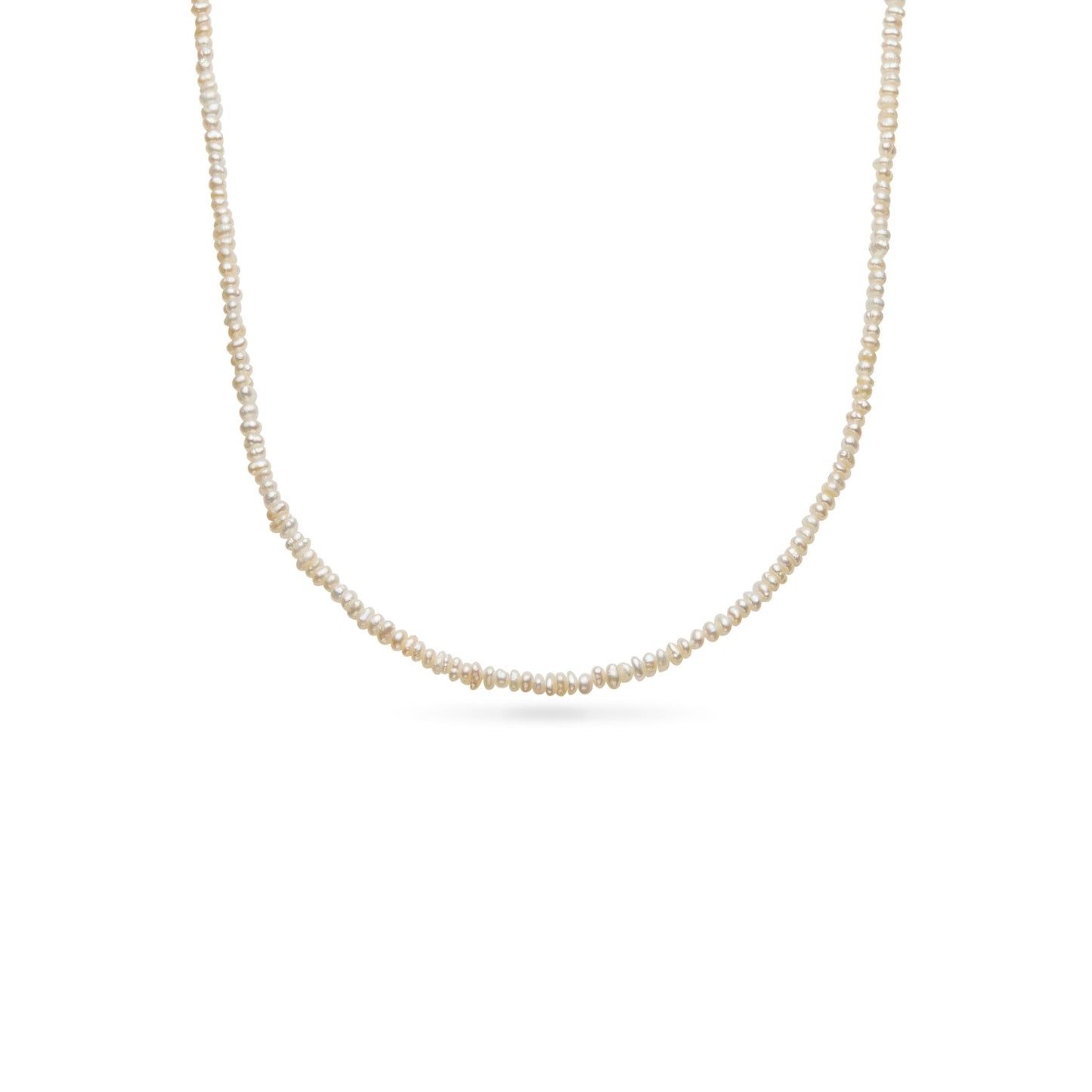 Layering Blue Apatite Beaded Necklace (Gold)