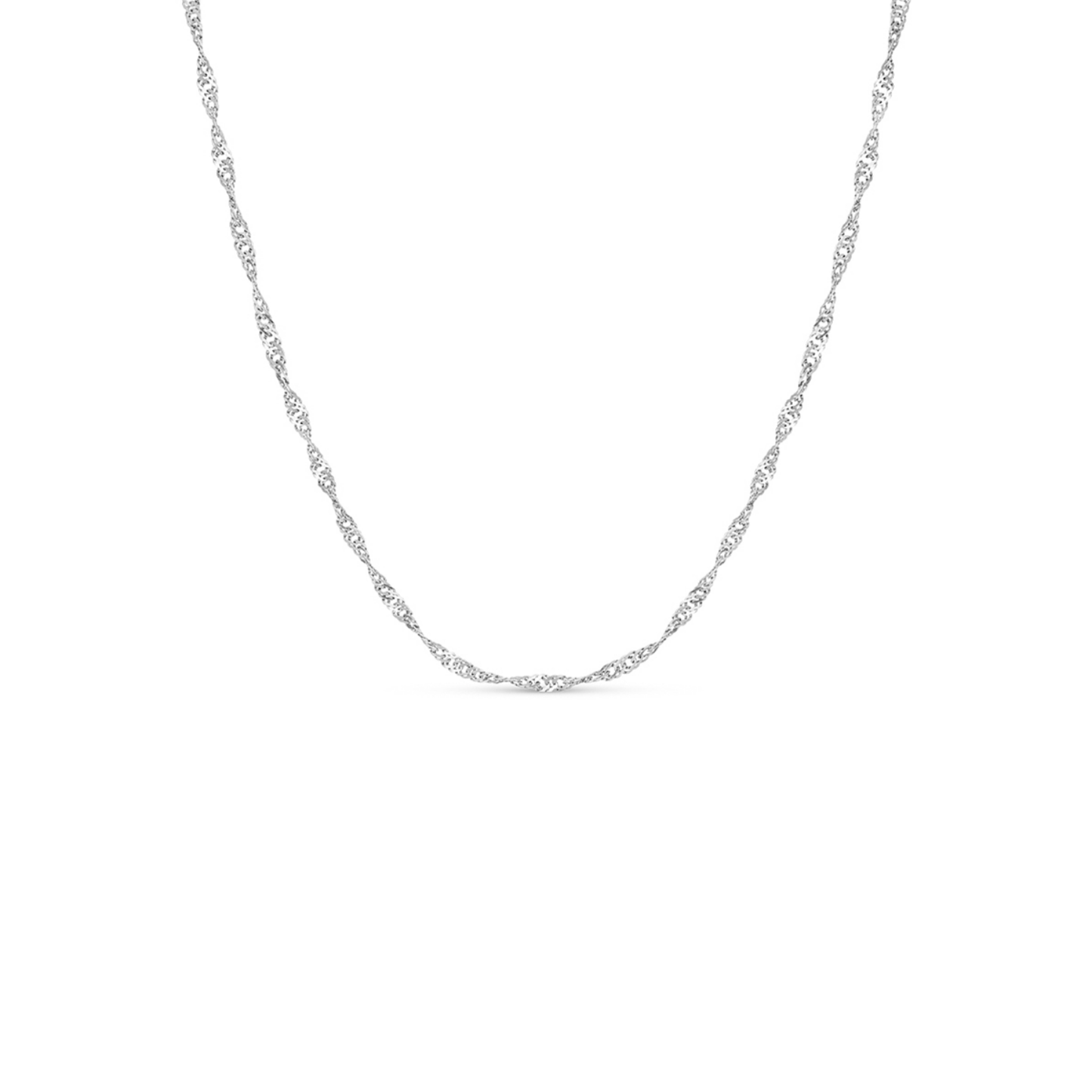 Mother of Pearl Cushion Necklace & Earrings Set (Silver)