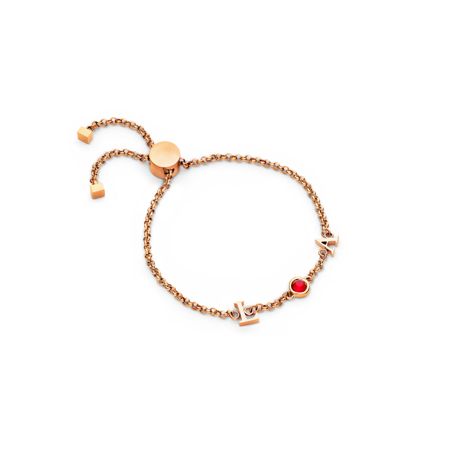 Made Mine Charms - Heart Birthstone Charms (Rose Gold)