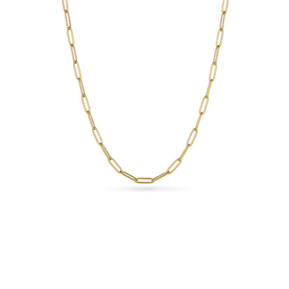 Light Blue Lace Agate Heart Necklace (Gold)