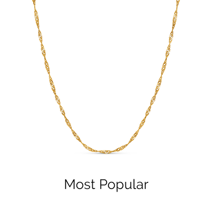 Pale Pink Opal Cushion Necklace (Gold)