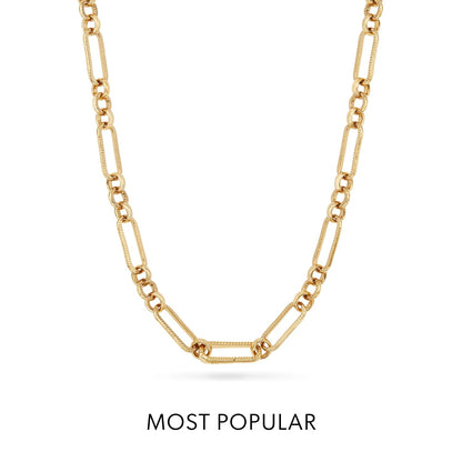Floating Charm Heart Locket Necklace (Gold)