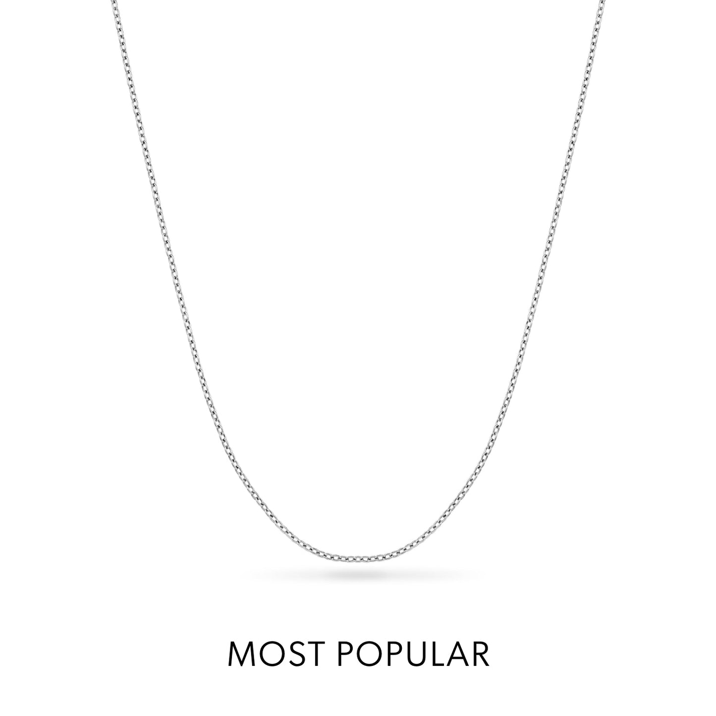 Floating Charm Heart Locket Necklace (Silver)