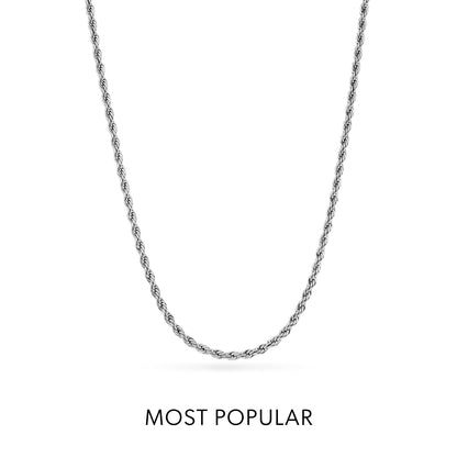 Floating Charm Heart Locket Necklace (Silver)