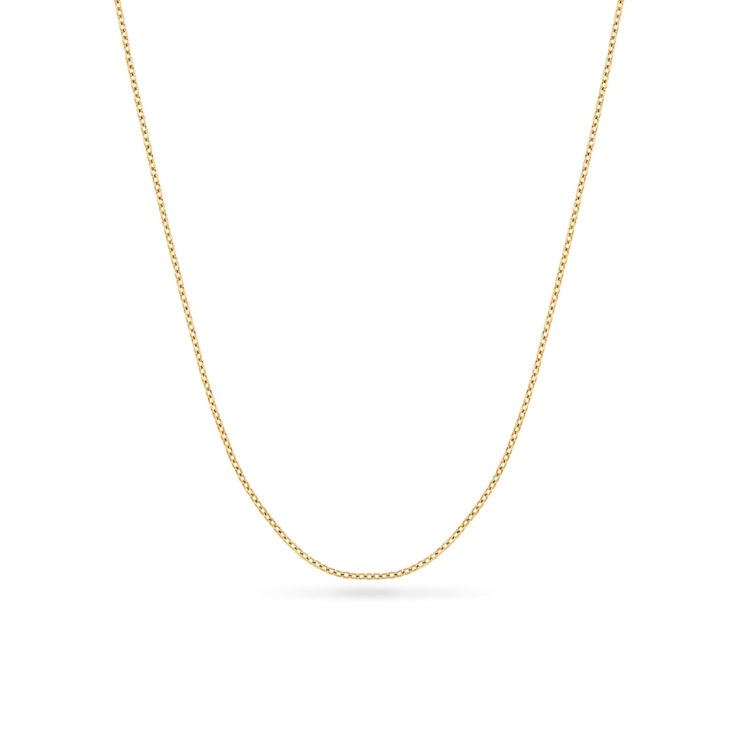 Chocolate Brown Heart Necklace (Gold)