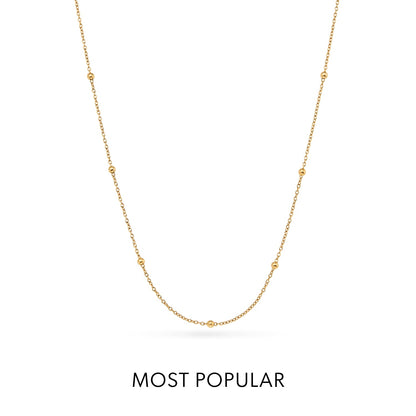 Ocean Charms Seahorse Necklace (Gold)