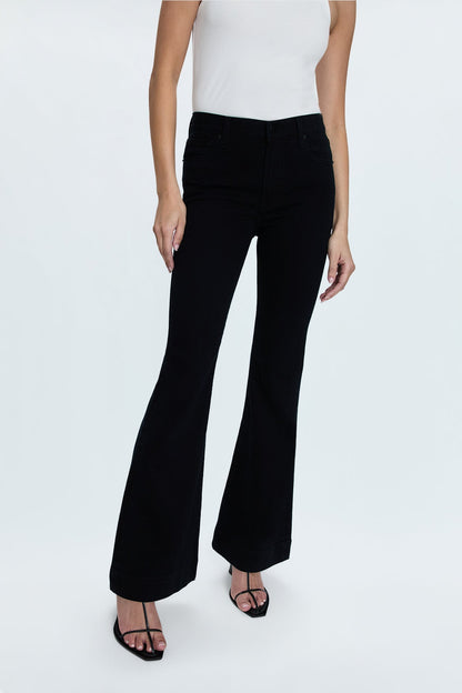 kinsley mid rise ultra flare - noir