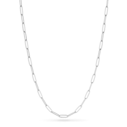 Heart Photo Locket Necklace (Silver)
