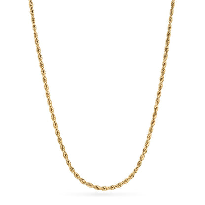 Blue Lace Agate Cushion Necklace (Gold)