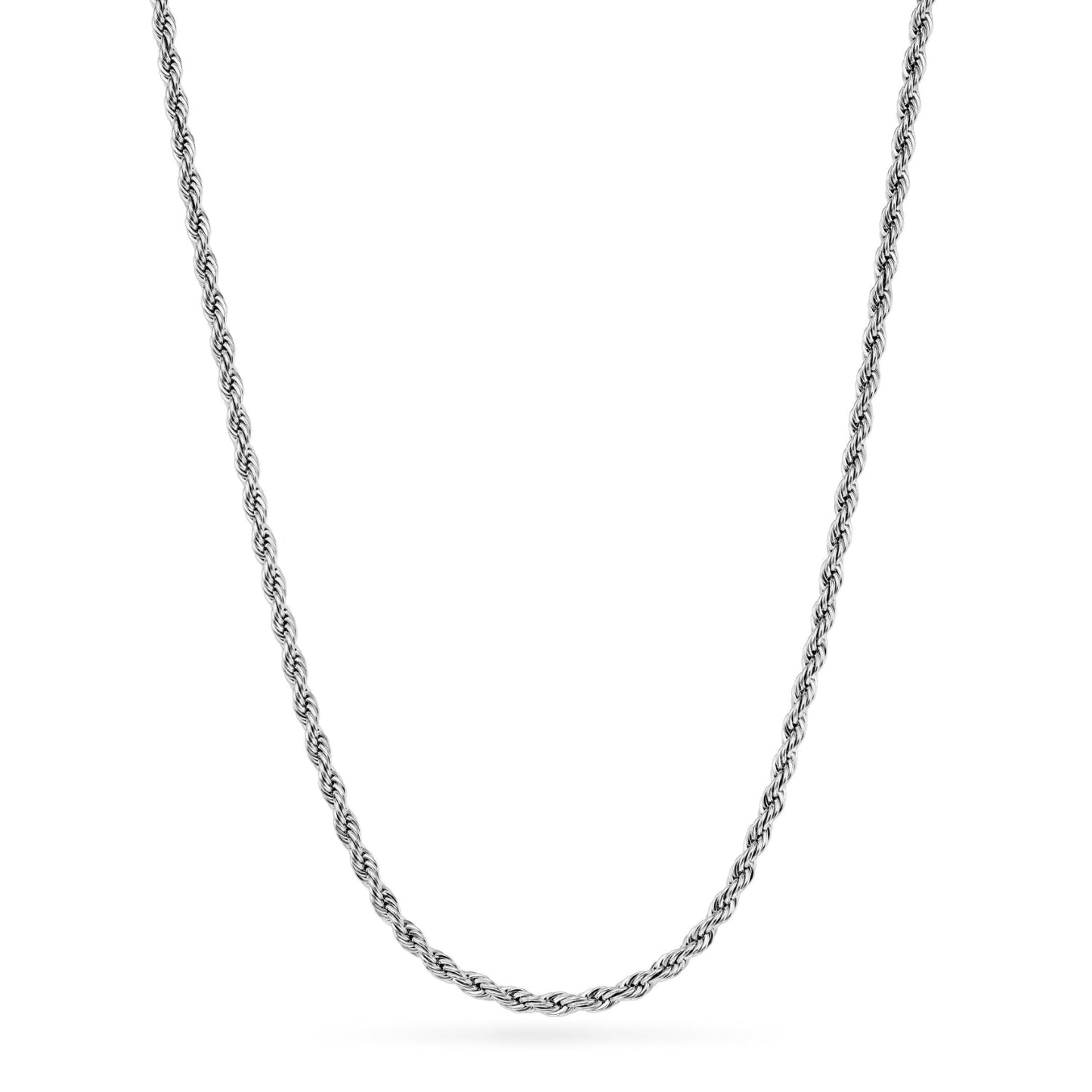 Mother of Pearl Cushion Necklace & Earrings Set (Silver)
