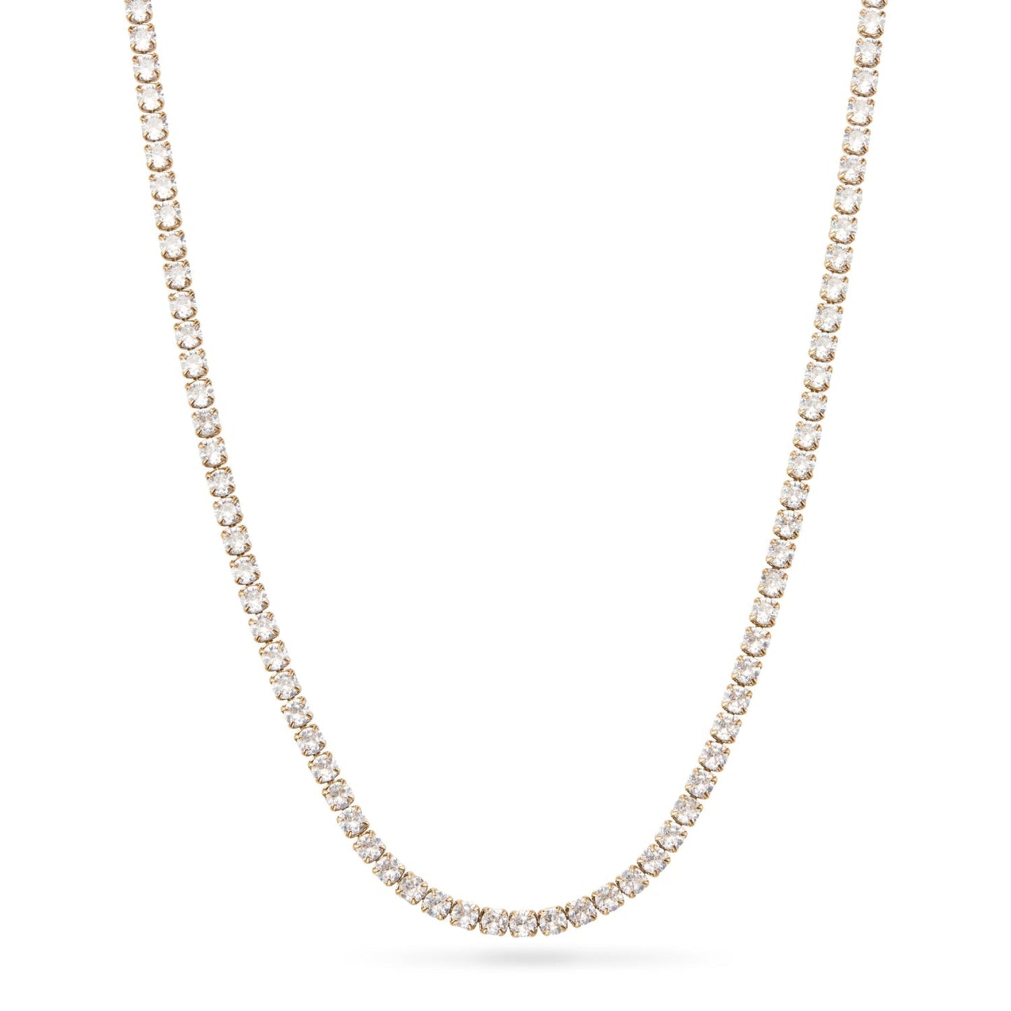 Butter Yellow Quartz Heart Necklace (Gold)