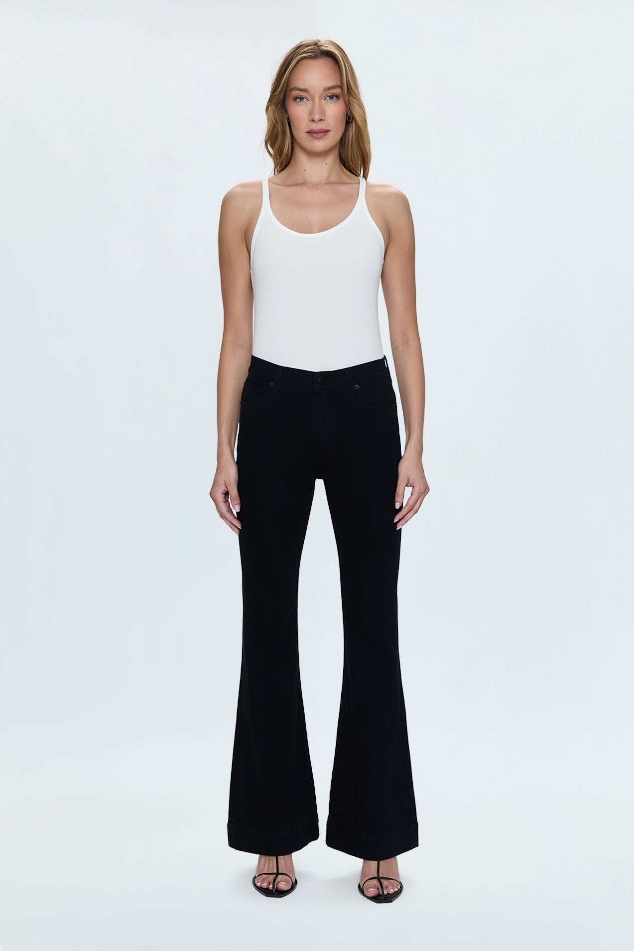 kinsley mid rise ultra flare - noir