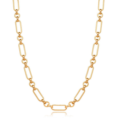 Pale Pink Opal Heart Necklace (Gold)
