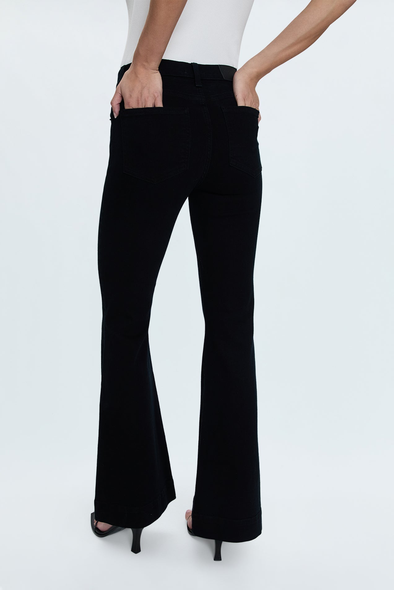 kinsley mid rise ultra flare - noir