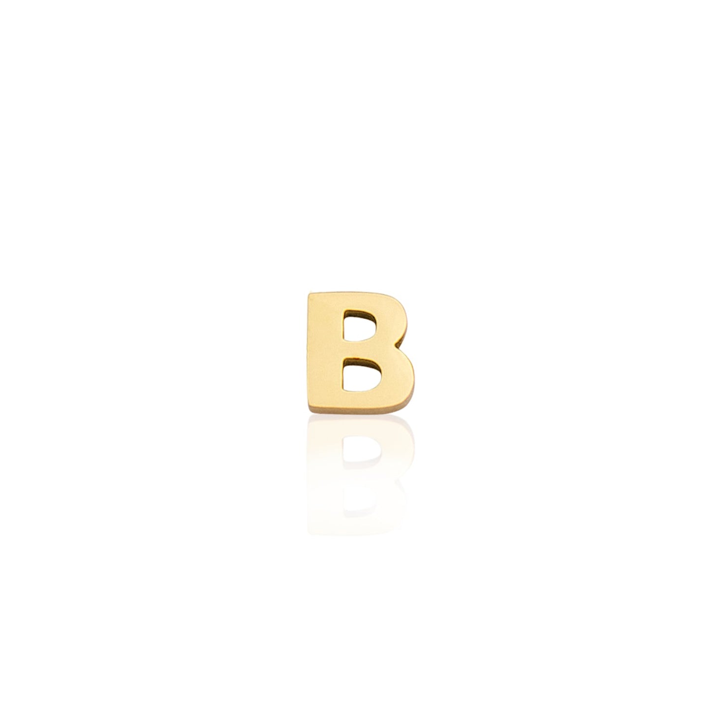 Mini Letter & Heart Birthstone Layered Necklace Set (Gold)