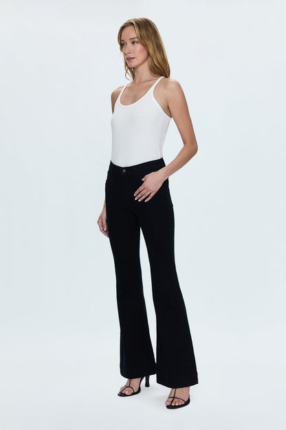 kinsley mid rise ultra flare - noir