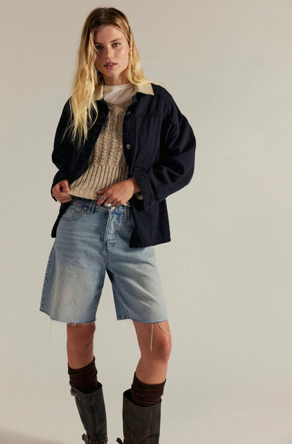 montana short raw hem