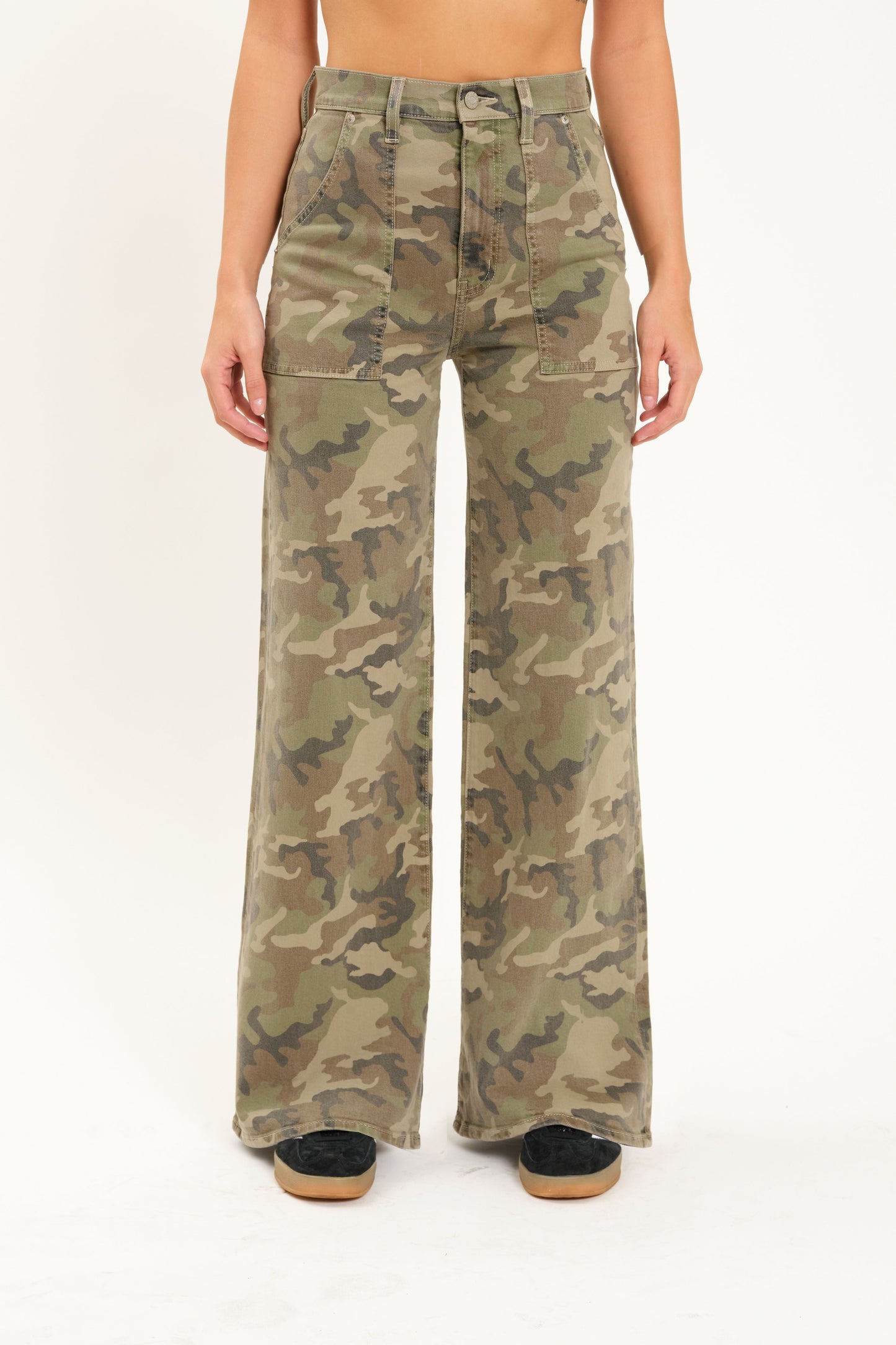 far out patch pocket wide leg - hideaway