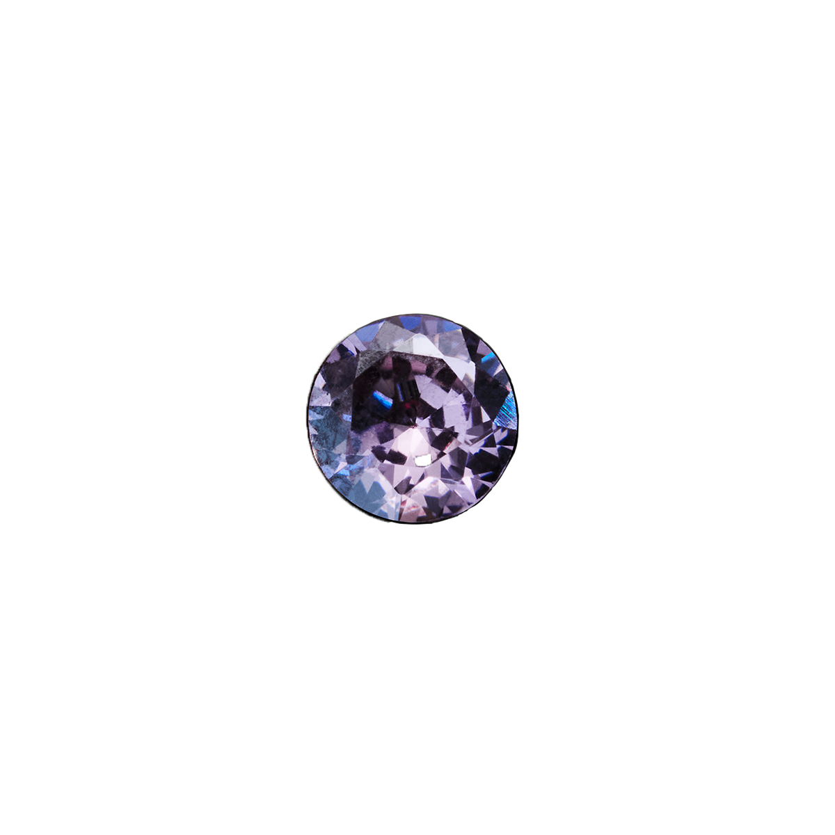 Mini Monogram Birthstone Tag Pendant (Silver)