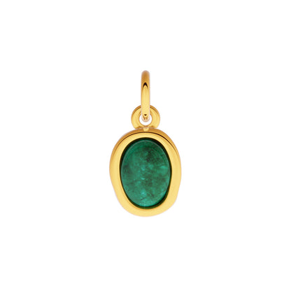 Made Mine Fine Charm - Molten Meaningful Stone (Gold)