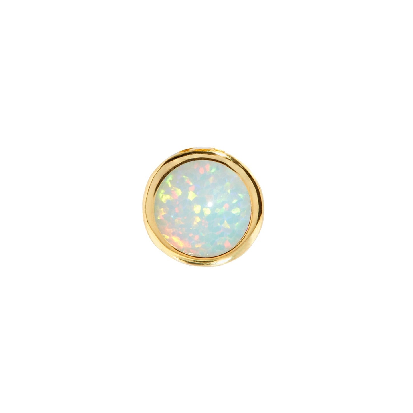 Birthstone Huggie Charm (Gold)