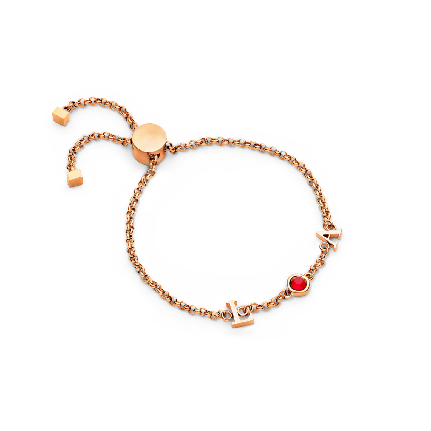 Made Mine Charms - Heart Birthstone Charms (Rose Gold)