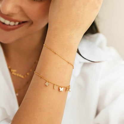 Made Mine Fine Charm Bracelet (Gold)