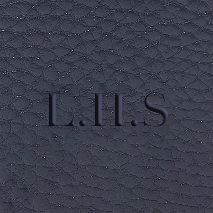 Leather Luggage Tag (Navy)