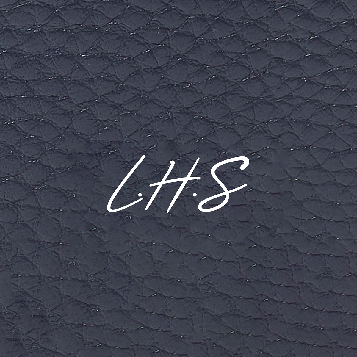 Leather Luggage Tag (Navy)