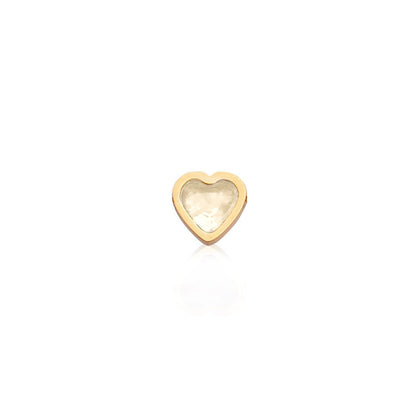 Made Mine Mini Heart Birthstone Anklet (Gold)