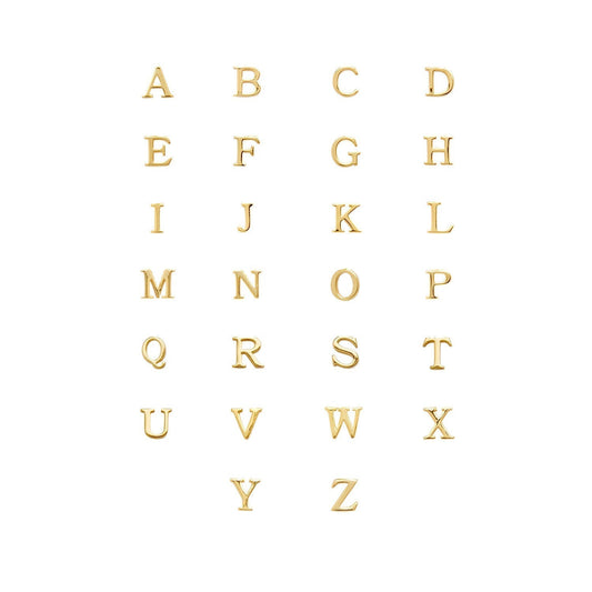 Made Mine Charms - Didot Initial Charm (Gold)
