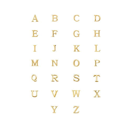 Stories Initial Pendant (Gold)