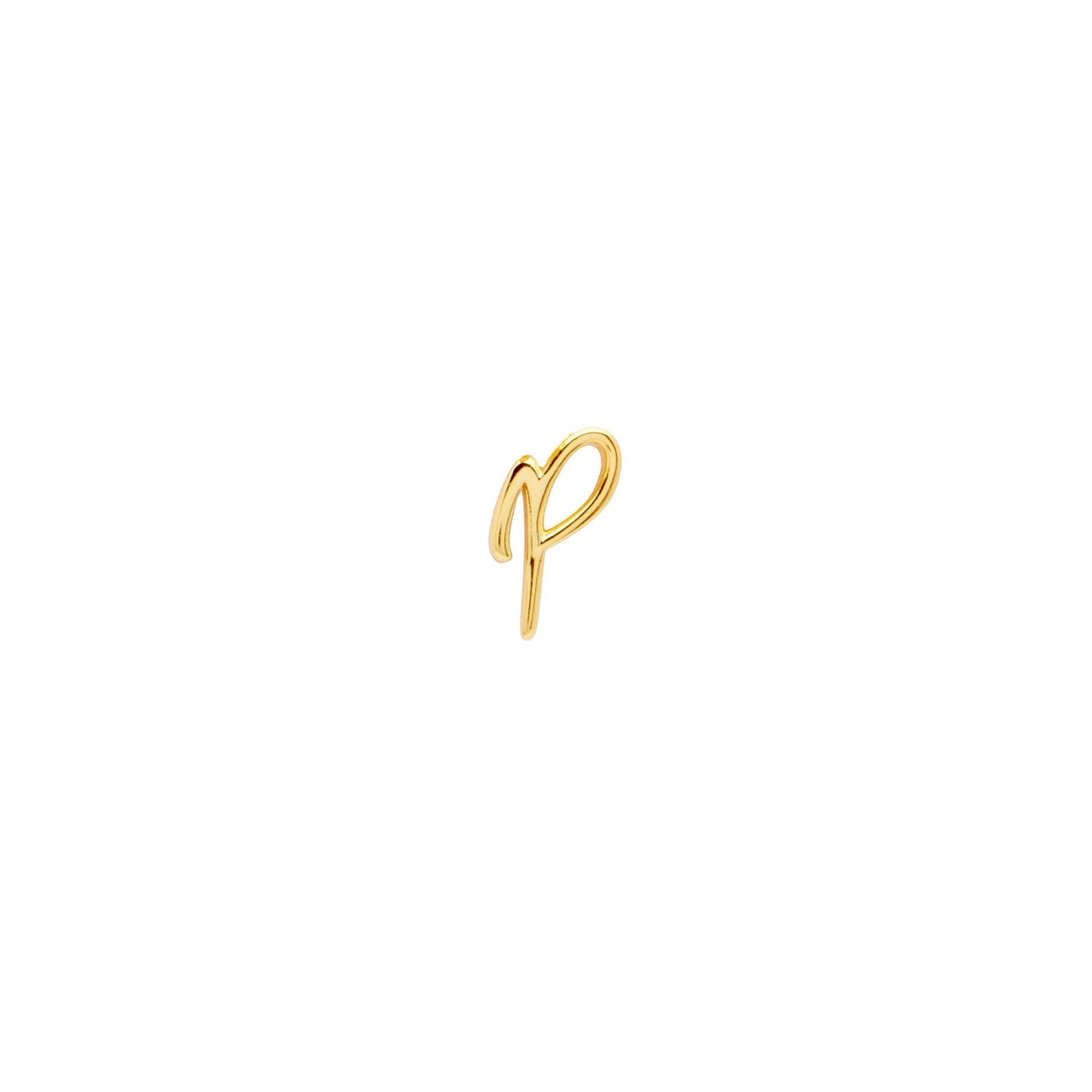 Made Mine Script Letter Bracelet (Gold) - NN