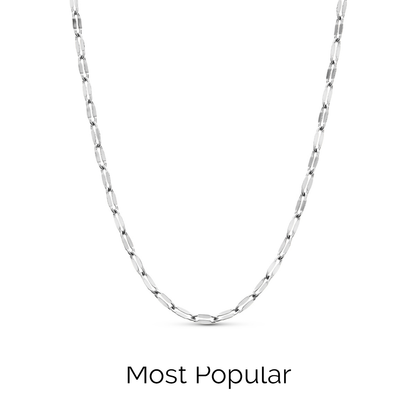 Round Photo Locket Sphere Necklace (Silver)