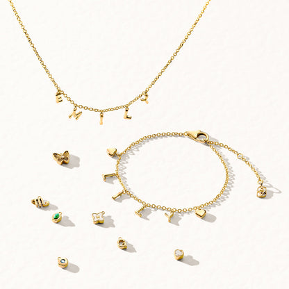 Made Mine Fine Charm Anklet (Gold)