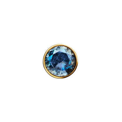 Floating Birthstone Charm Locket (Silver)