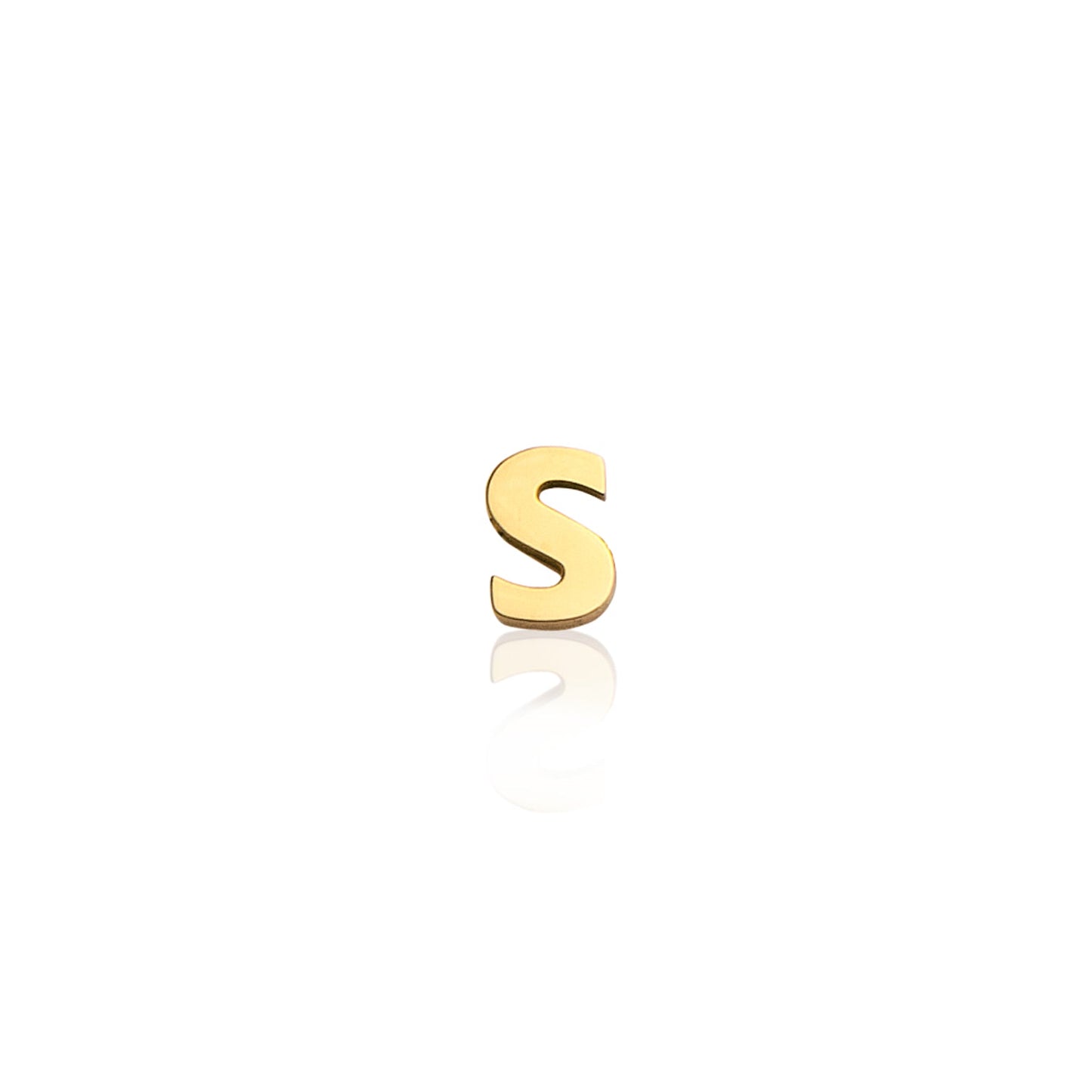 Mini Letter & Heart Birthstone Layered Necklace Set (Gold)